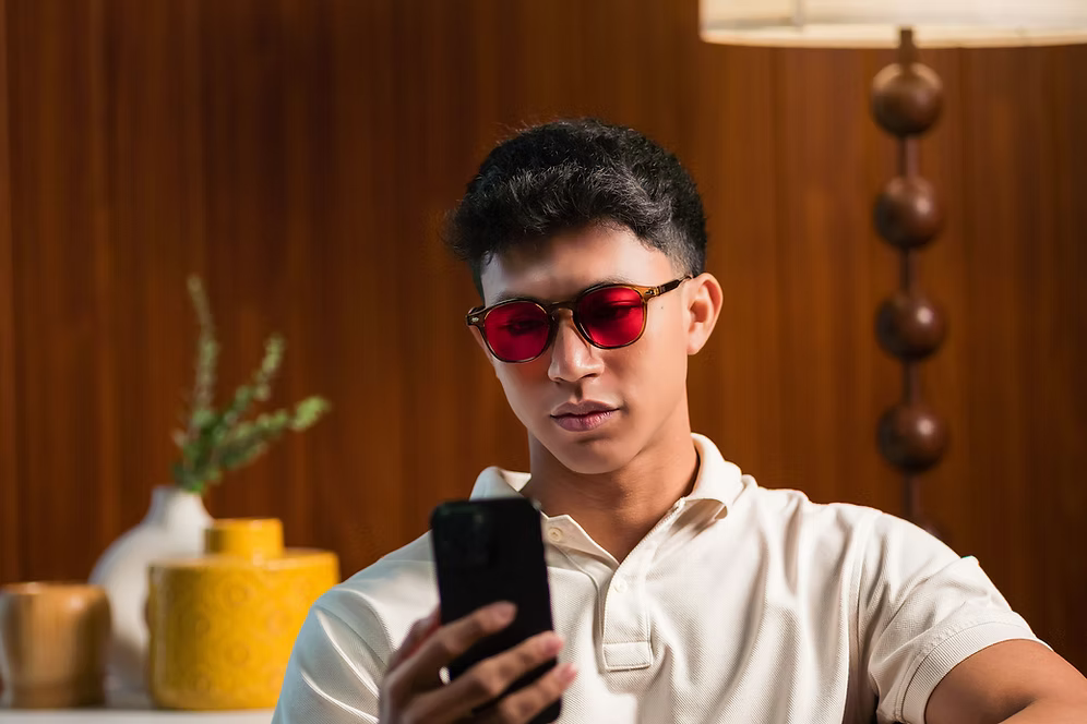 ÖRUS Red Lens Glasses