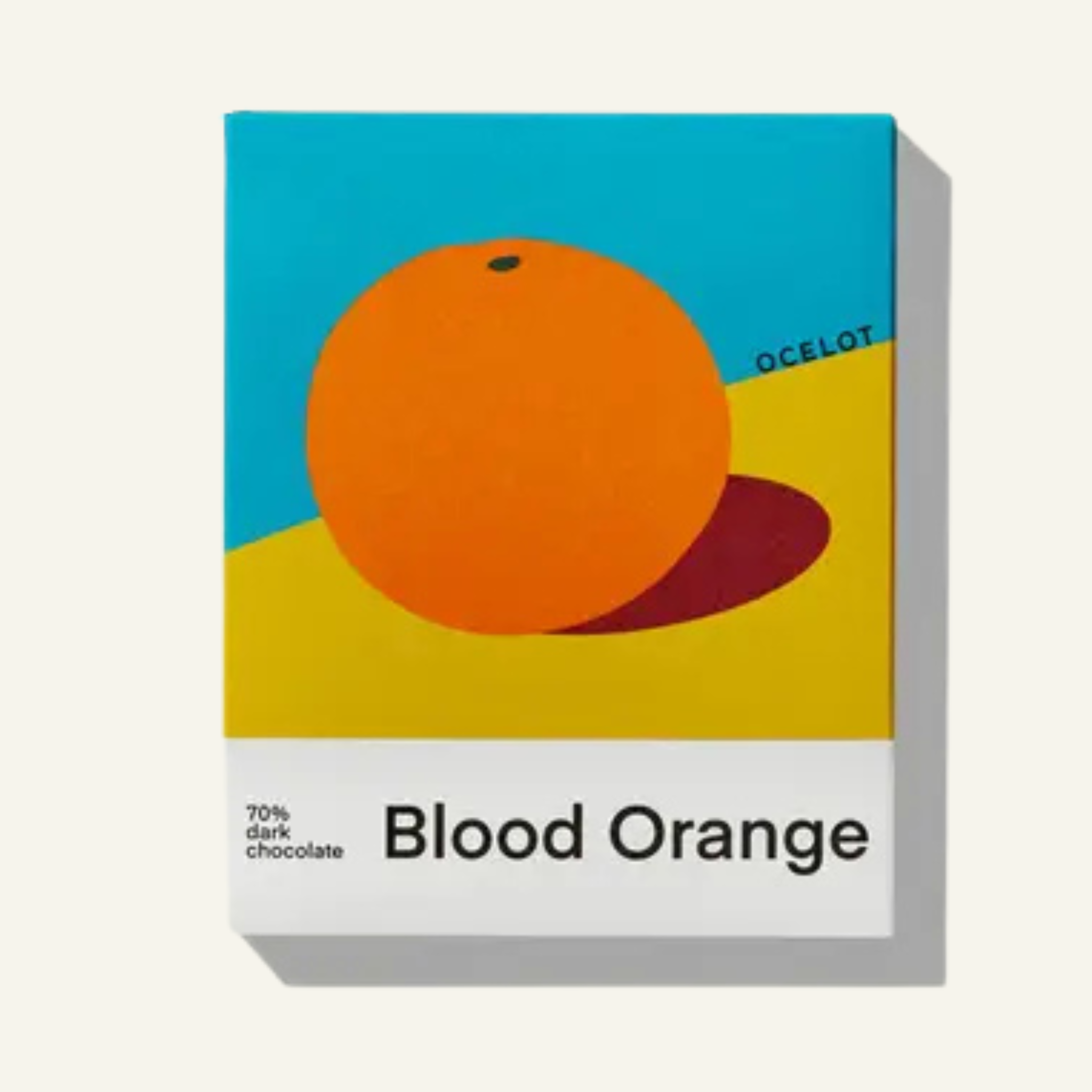 Blood Orange - award winning Organic 70% dark choc bar, 70g