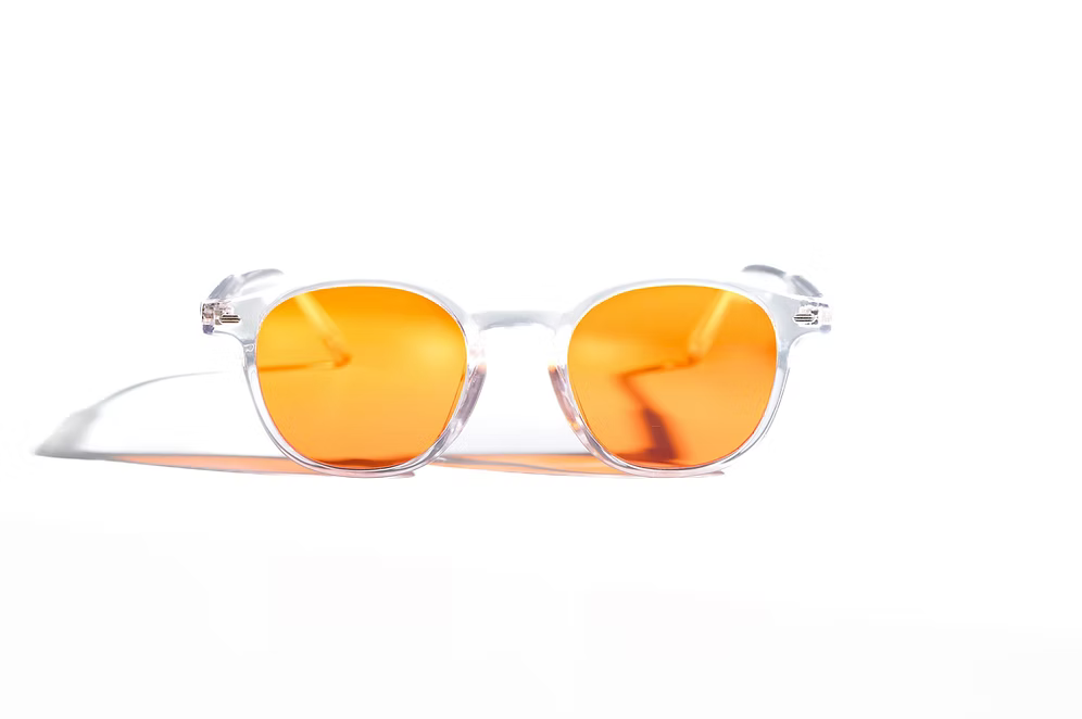 ÖRUS Orange Lens Glasses