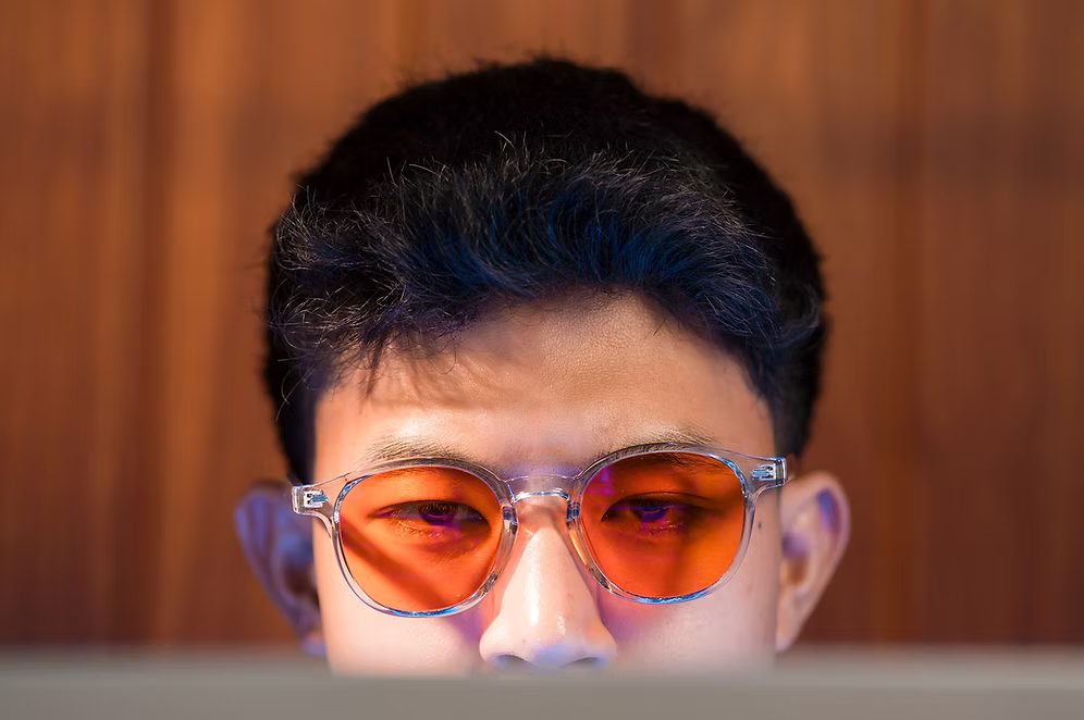 ÖRUS Orange Lens Glasses
