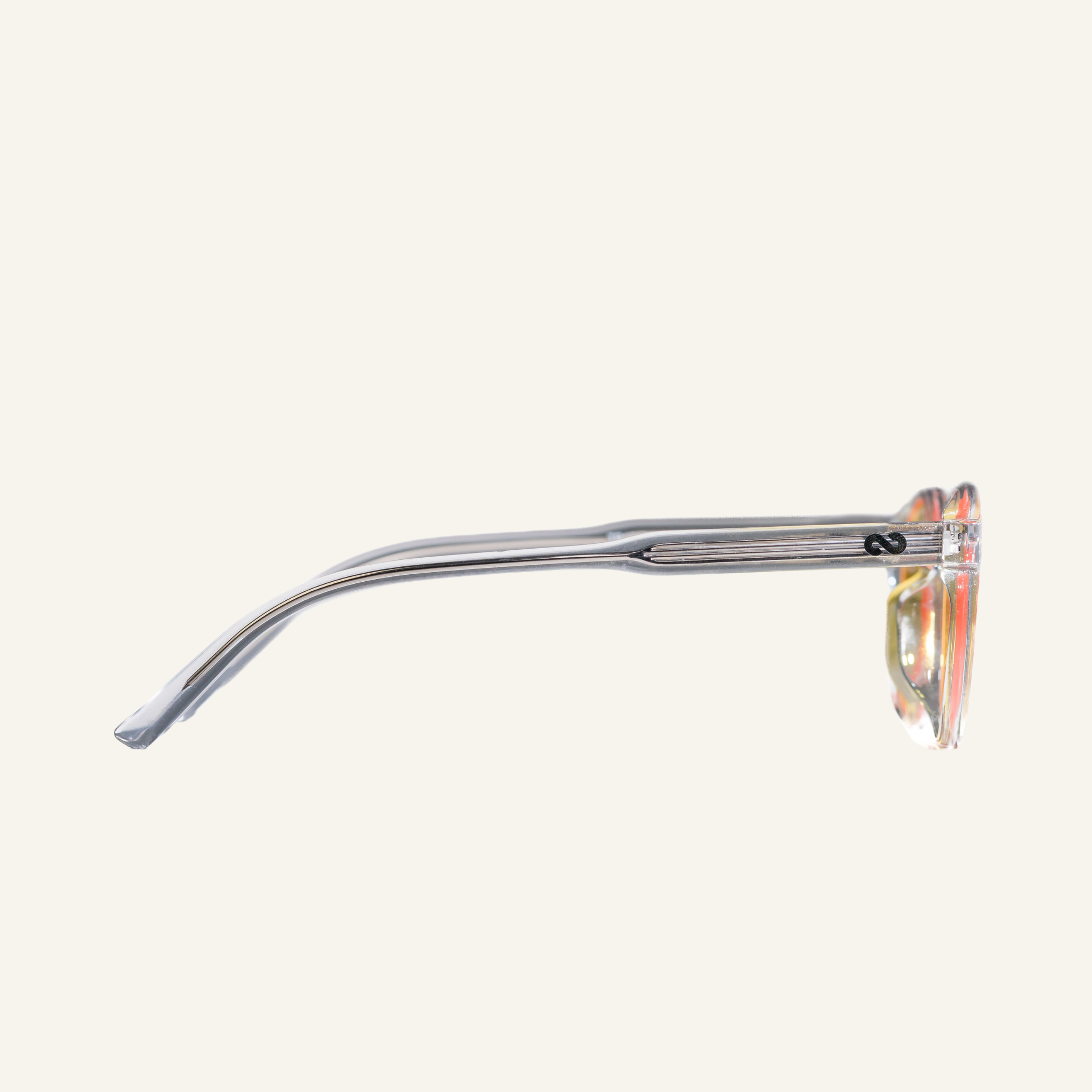 Yellow Lens Glasses - Grey Frame